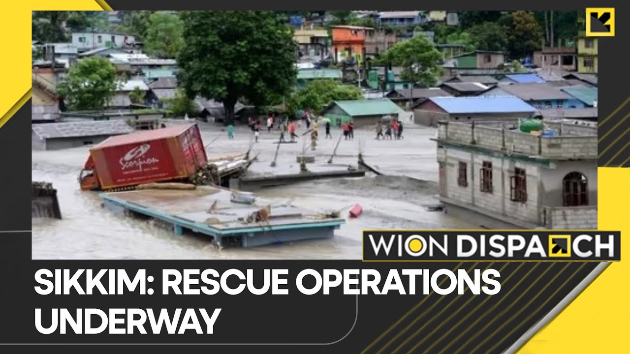 Sikkim flash floods: over a dozen dead, hundreds missing | WION Dispatch