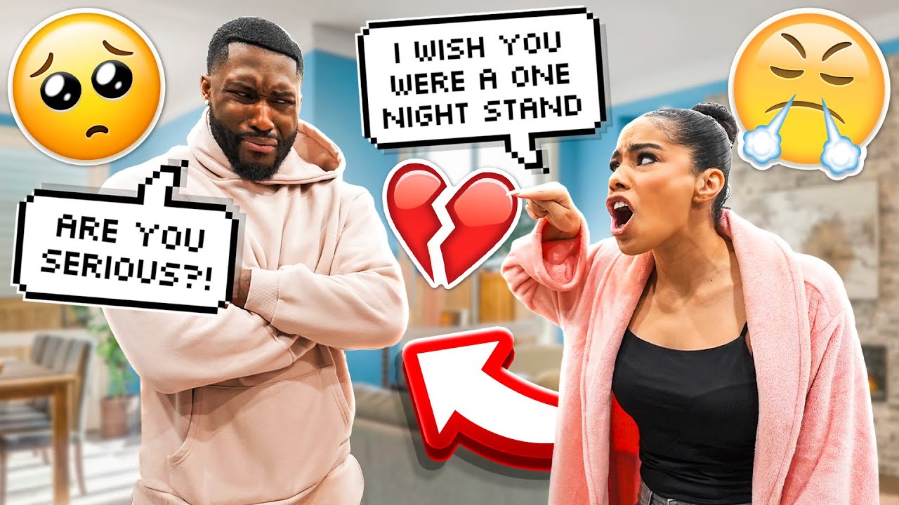 Starting an Argument Then Saying “I Wish You Were A One NIGHT STAND” Prank On Husband! 