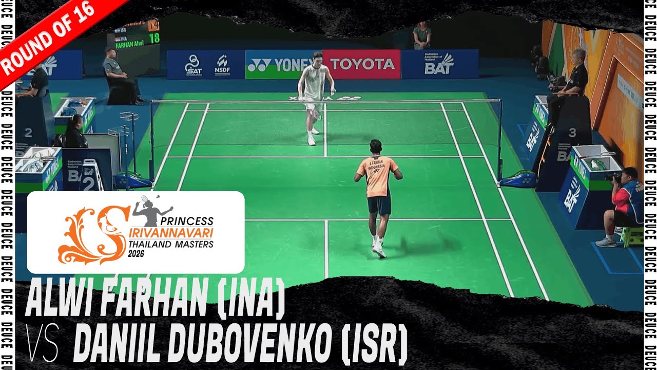 Alwi Farhan vs Daniil Dubovenko | Thailand Masters 2026 - R16