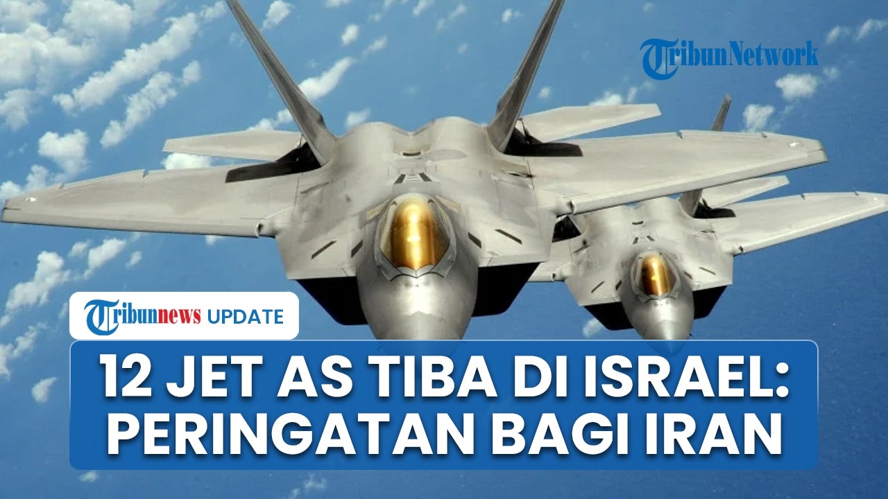 12 Jet Tempur Mematikan Amerika Mendarat di Israel, Sinyal Peringatan Tel Aviv untuk Iran