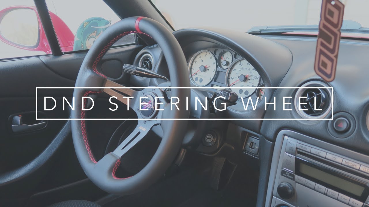 DND Steering Wheel Install | 2004 Miata NB