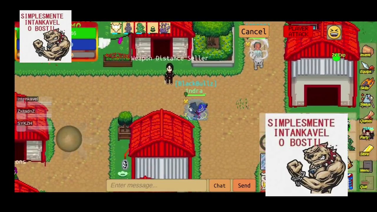 Shinobi MMO: Ykz e iDeath chamou everyone pra 2 e morreram mesmo assim