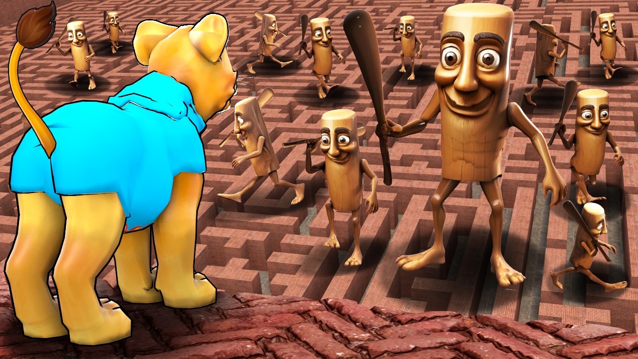 TUNG TUNG TUNG SAHUR in a MAZE... (Gmod Sandbox)