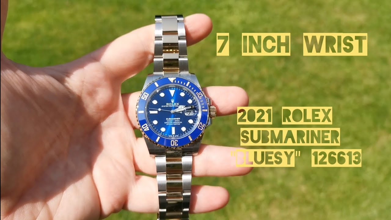 *2021 ROLEX SUBMARINER BLUESEY 126613 41MM YELLOW GOLD & STEEL SUNBURST DIAL*
