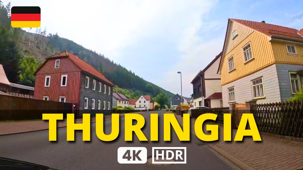 🌲 Peaceful Mountain DRIVE Through the THURINGIA Forest | Scenic POV Road Trip in GERMANY 🤯