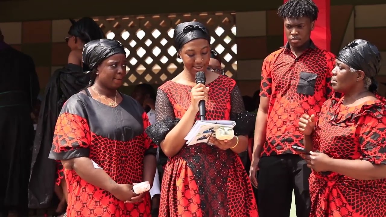 BURIAL AND MEMORIAL SERVICE FOR THE LATE  MADAM FLORENCE ABENA AGYEI & NANA AKWASI KRAPA AT KUMAWU.