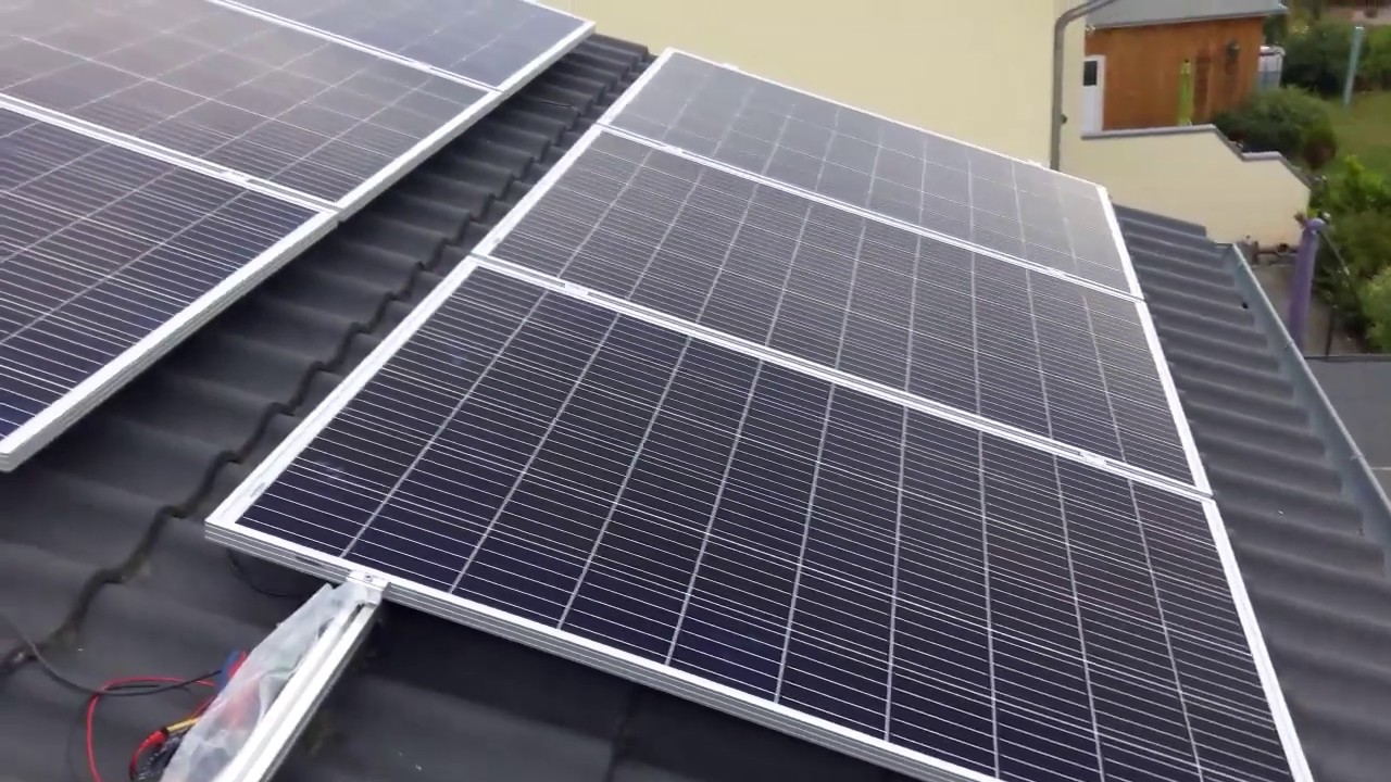 Tutorial: Solaranlage Photovoltaik in Eigenleistung auf Ziegeldach installieren
