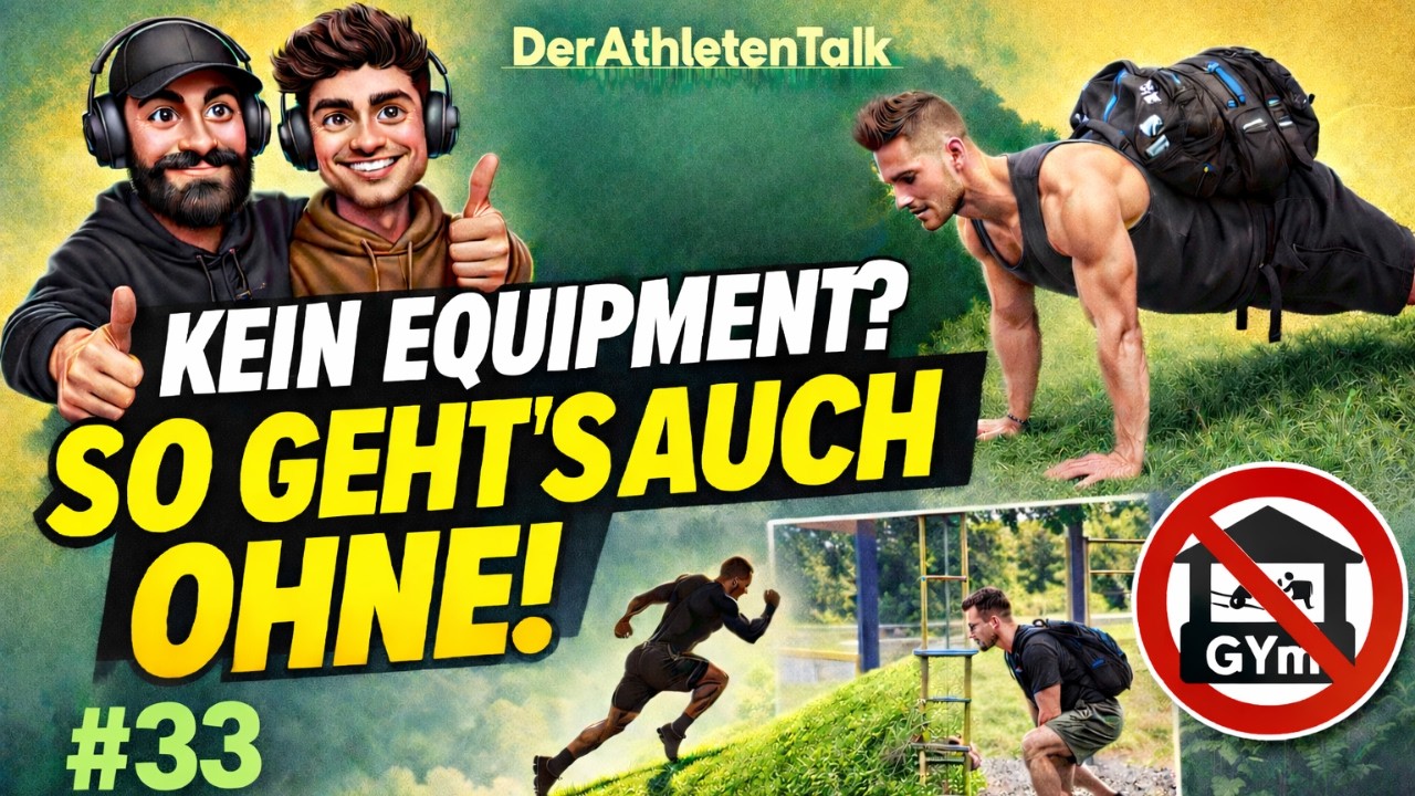 KEIN EQUIPMENT IST KEINE AUSREDE 💪 Muskelaufbau & Sprinttraining ohne Gym