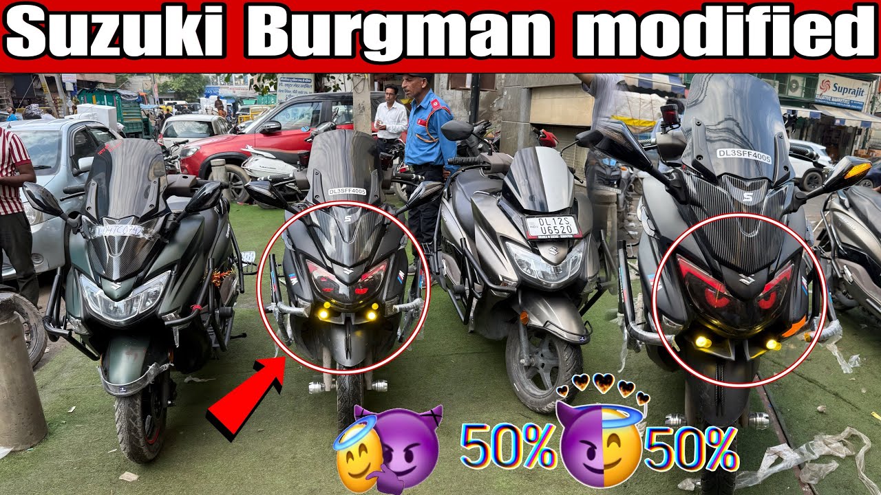 Suzuki Burgman Modified | Most trending Burgman Modifications | Demon Eyes | Forza Kit