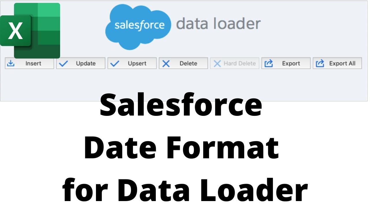 Salesforce Date Format for Data Loader - Setup of Excel and Data Loader