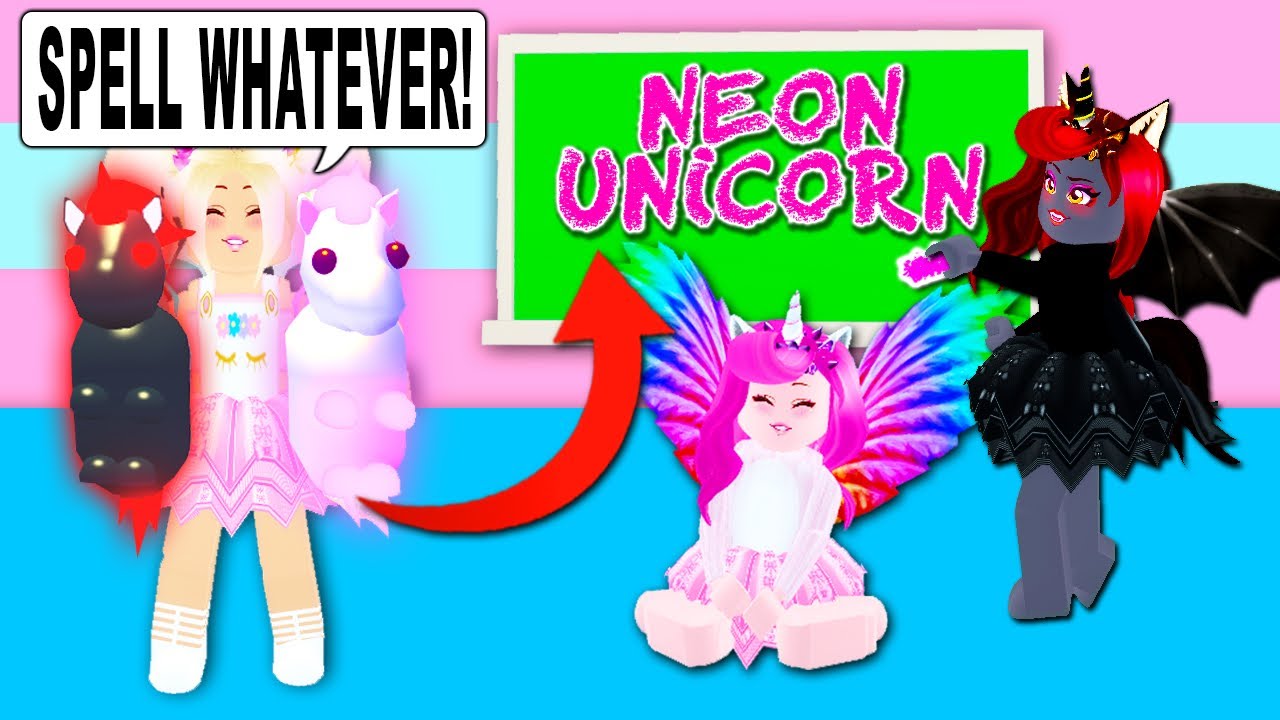 If They Can Spell It, I Will Buy It In Adopt Me! (Roblox)