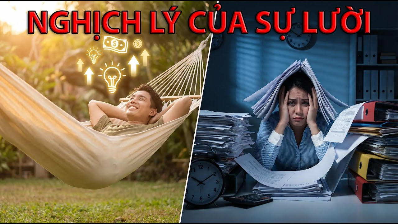 Nghịch Lý Của Sự LƯỜI BIẾNG: Tại Sao Càng Làm ÍT, Bạn Càng Đạt Được NHIỀU? 🤔💰