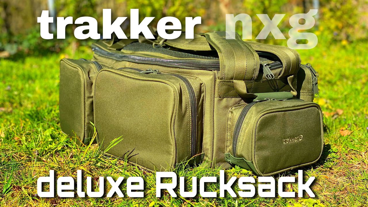 tackle clip #1 trakker nxg deluxe Rucksack / unboxing