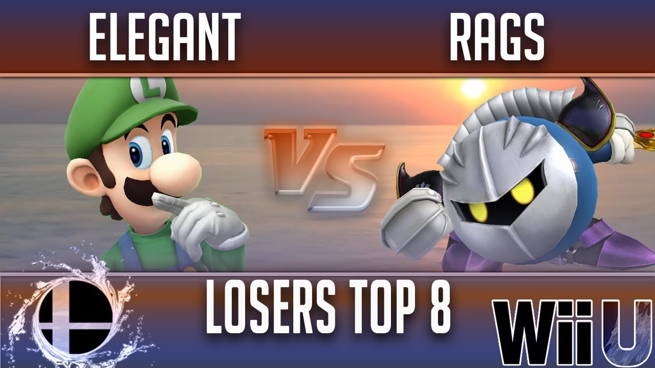 Smash'N'Splash 4  LOSERS TOP 8 - uS | Elegant (Luigi) vs  Rags (Metaknight)