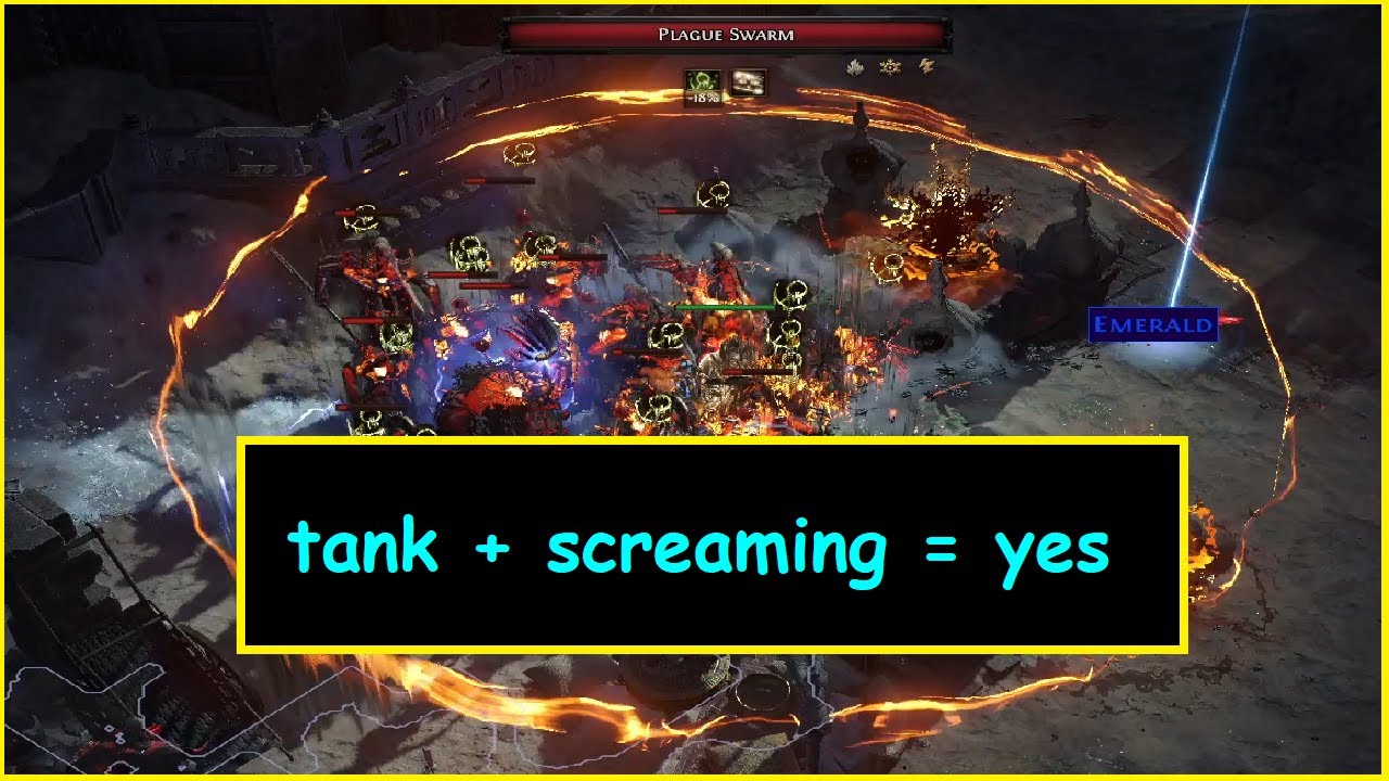 corrupting cry warbringer: for when u just want to scream - path of exile 2