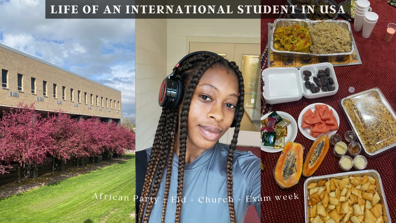 LIVING IN AMERICA VLOG: African party + Final semester exam week (Spring) + Church + Eid + & more...
