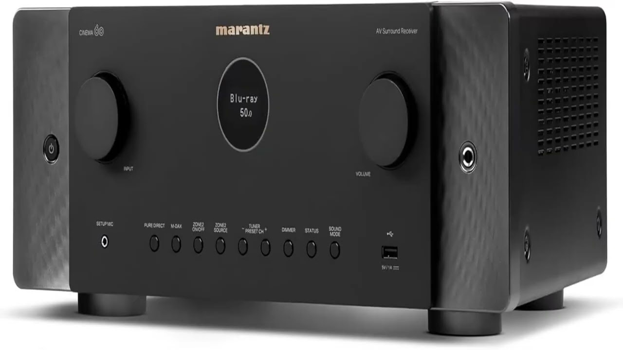 Best Deal: Marantz Cinema 60 7.2-Ch Receiver (100W X 7) - 4K/120 and 8K Home Theater Receiver