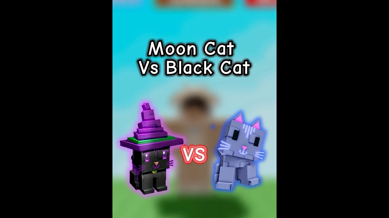 Лунный кот против Чёрного кота?? #growagarden #roblox