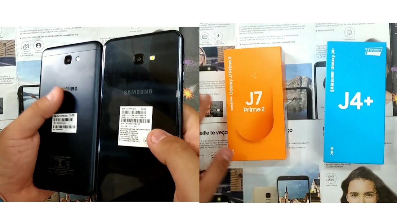 Samsung Galaxy J4+ vs Samsung Galaxy J7 Prime 2