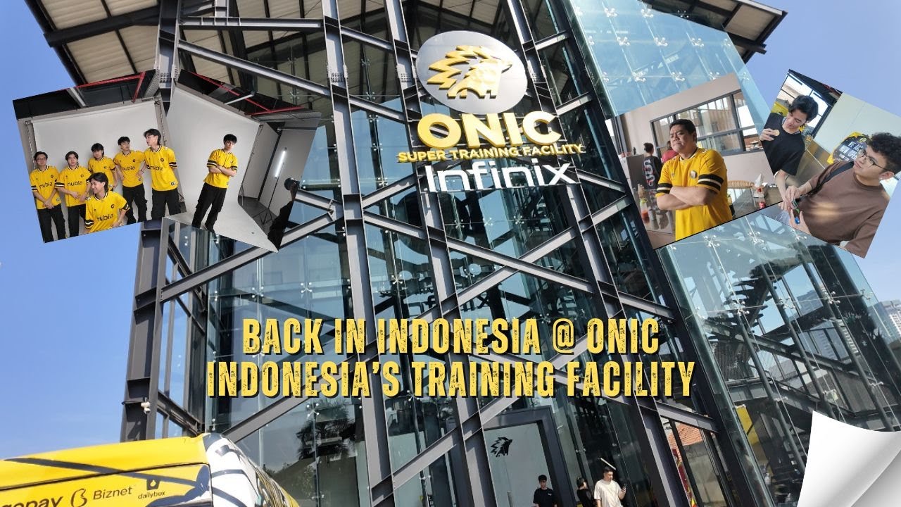K1NGKONG VLOG | BACK AGAIN in INDONESIA @ ONIC ID'S TRAINING FACILITY