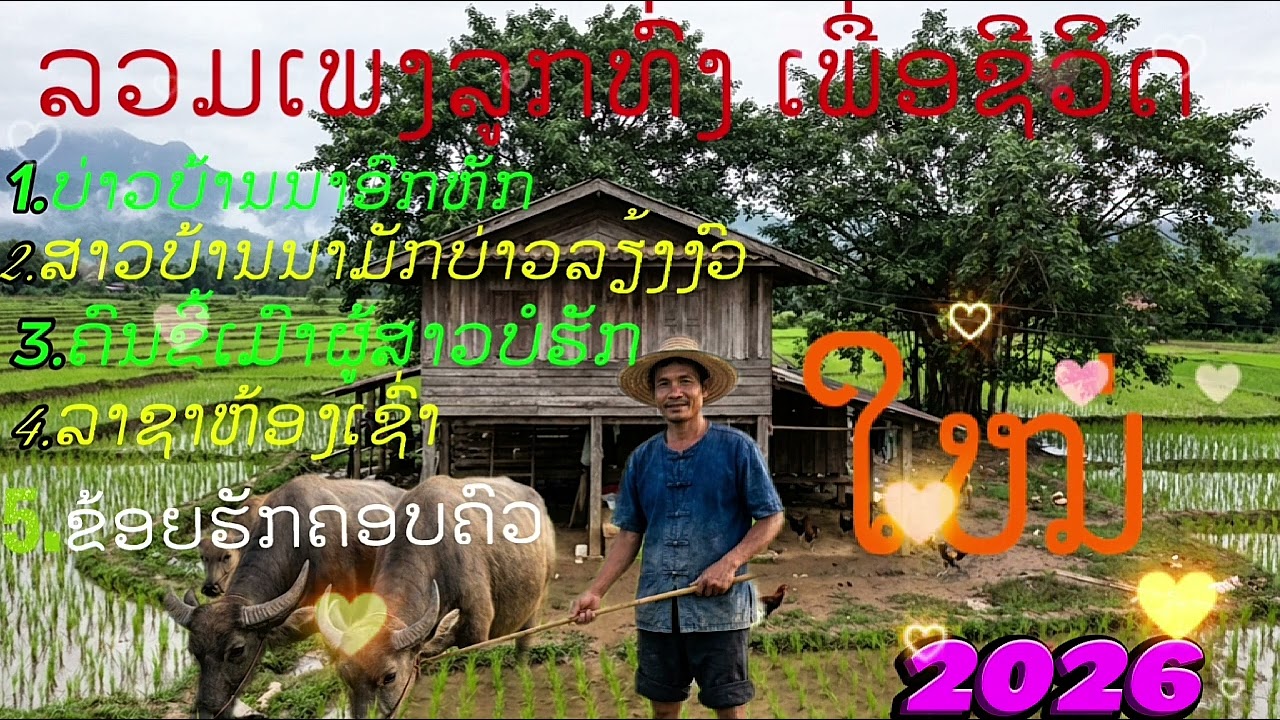 ລວມເພງ .ລູກທຸ້ງ ເພື່ອຊີວິດ(สันติ.มักม่วน)