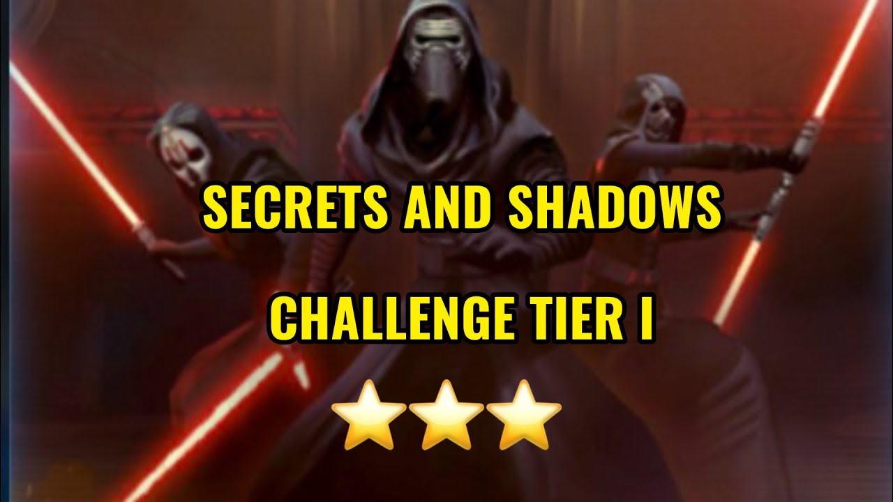 Secrets & Shadows Assault Battle (Challenge Tier 1) | Nightsisters 3★ Clear – SWGOH