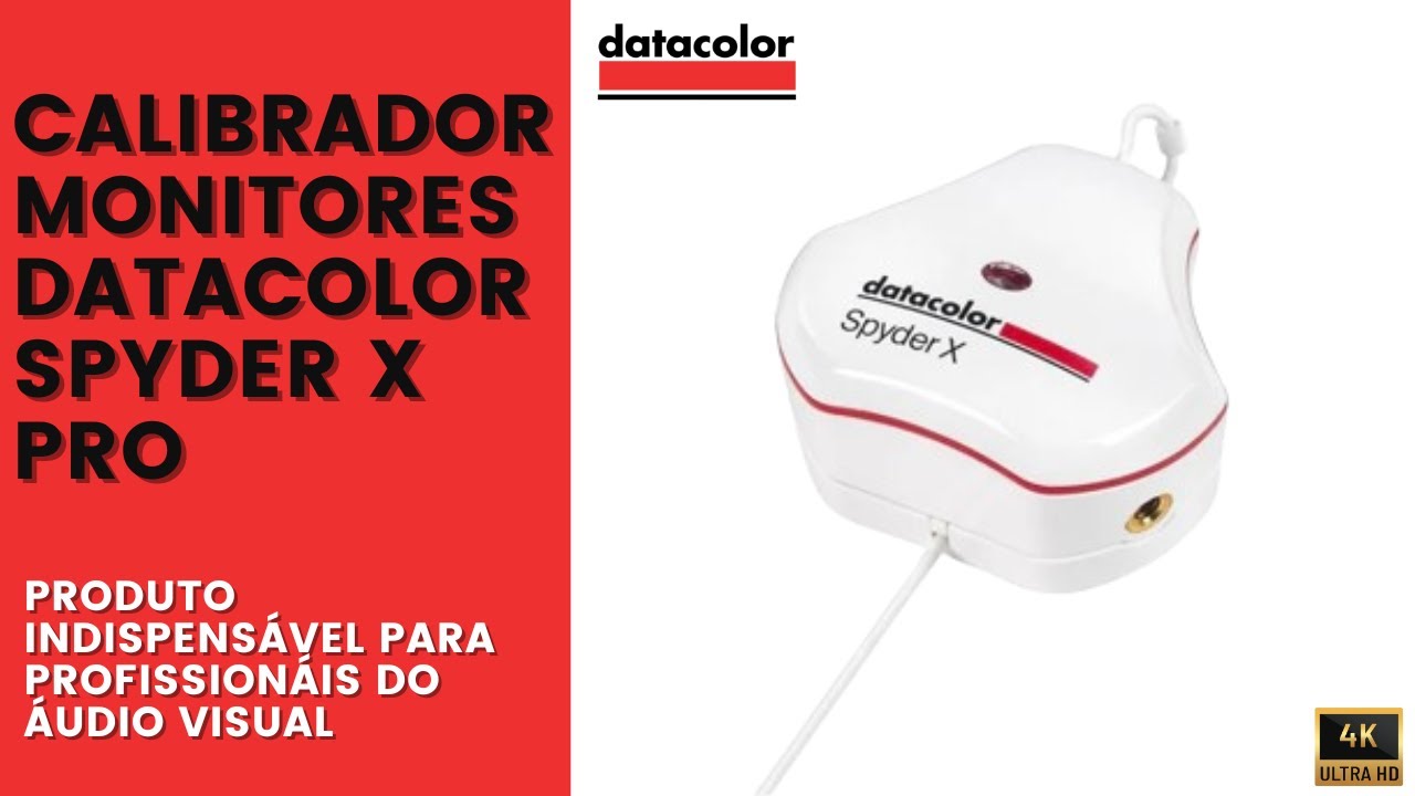 Calibrador de Monitores DATACOLOR SPYDER X PRO. Indispensável para PROFISSIONAIS e amadores!