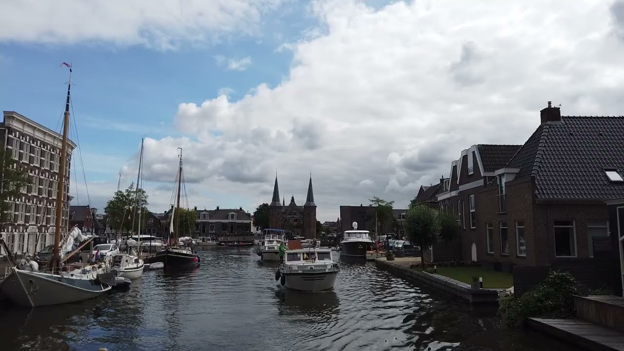 Vaar mee met Watersport-TV van Sneek naar Bolsward
