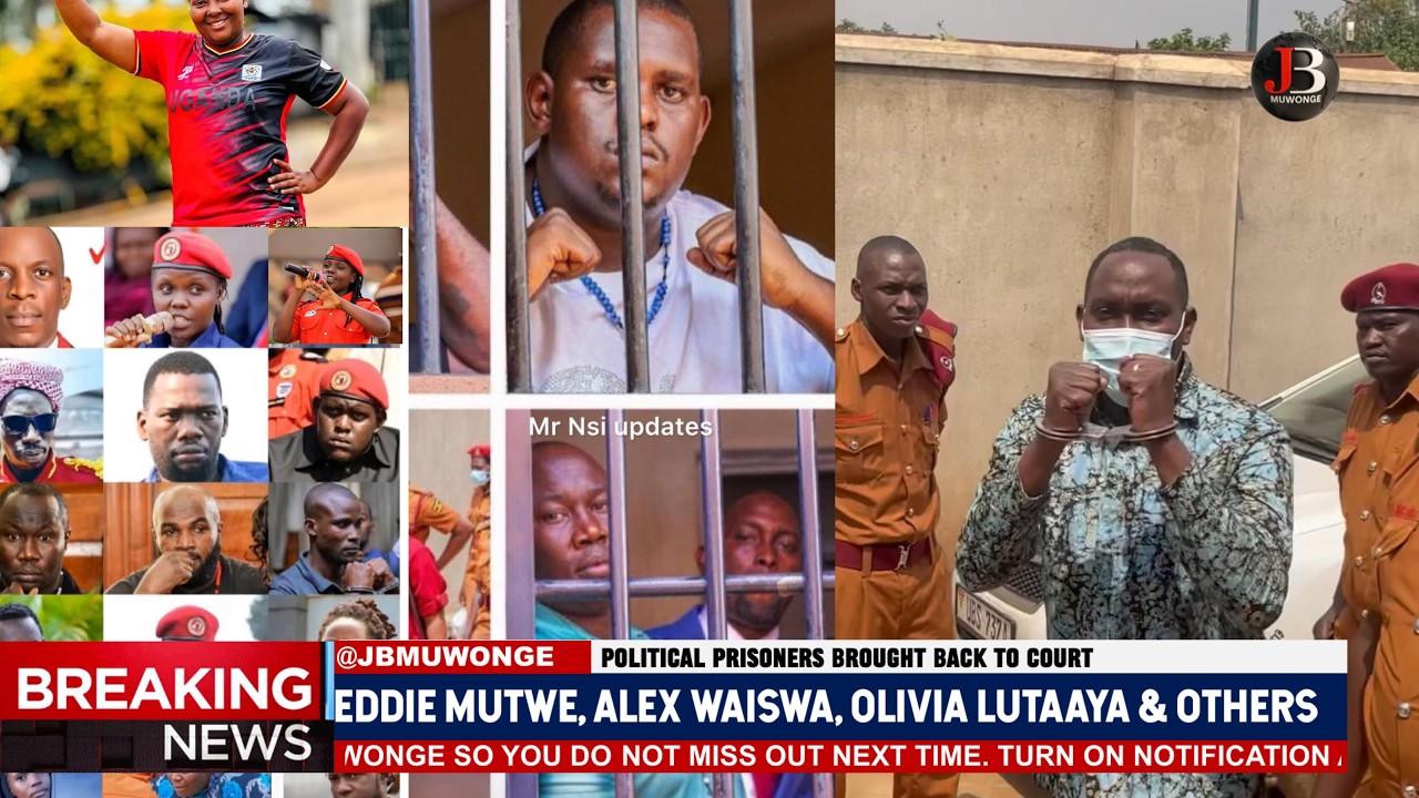 Breaking: Eddie Mutwe, Alex Waiswa, Bobi Giant and Others Brought Back to Court - Current Situation