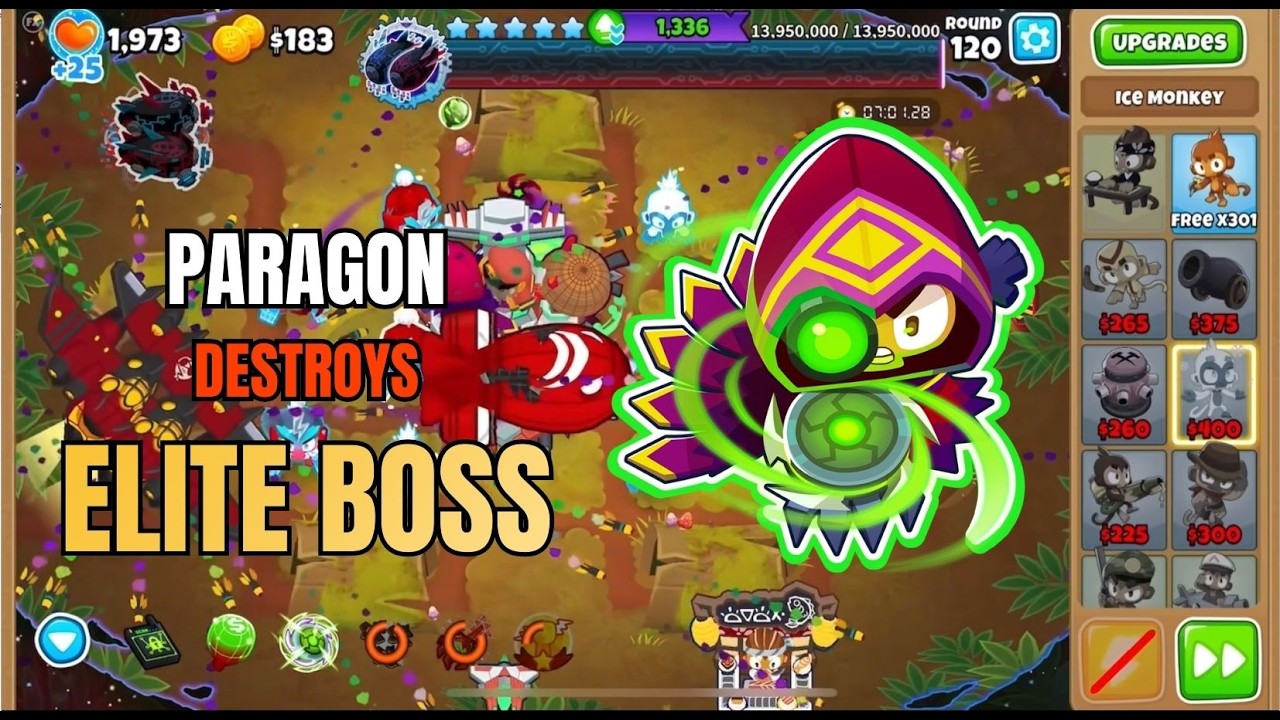 BTD6 Paragon DESTROYS Elite Boss | Full Clear Strategy (No Mistakes)
