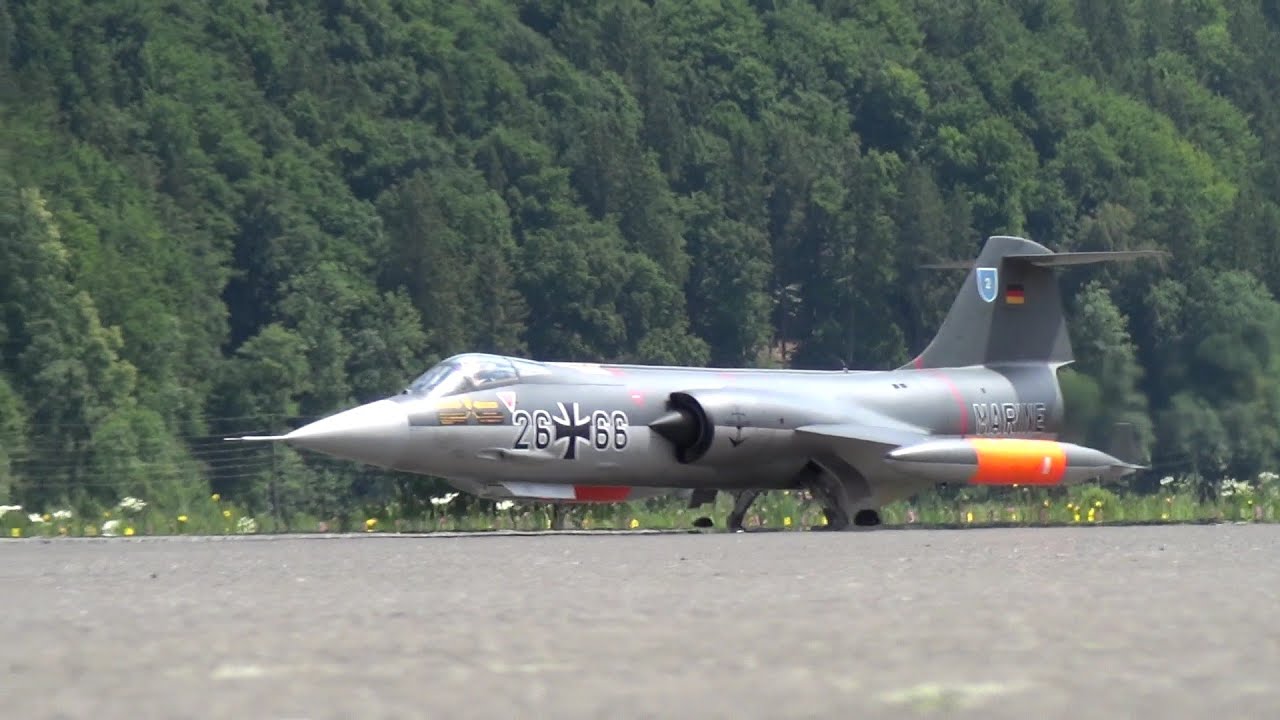 Ultra Realistic RC Starfighter F-104 German Air Force