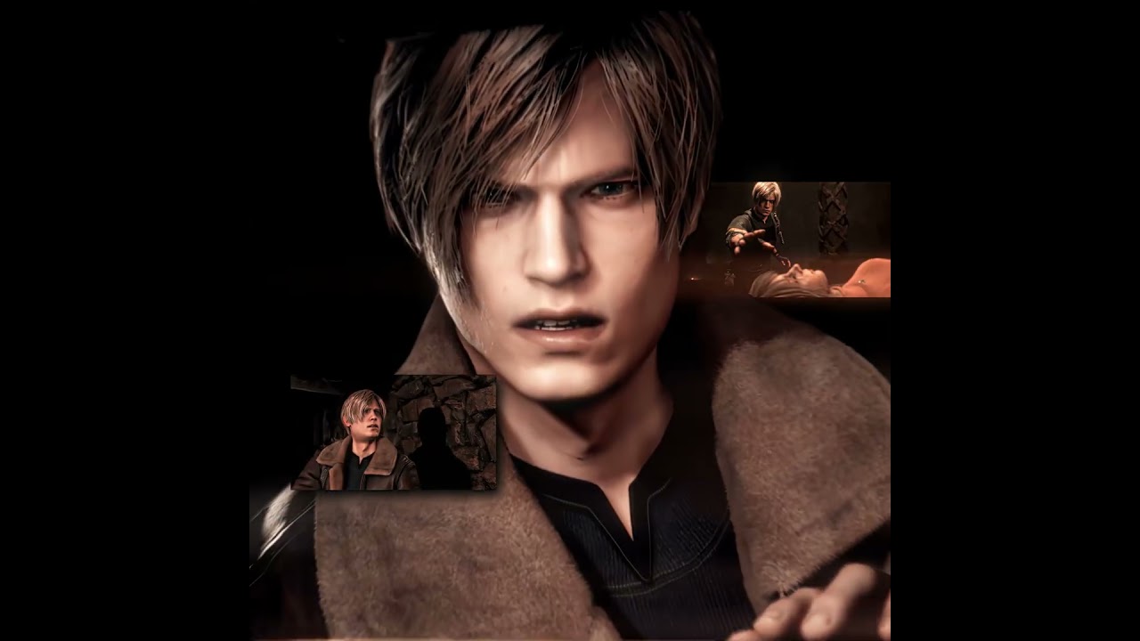 Bro`s literally unstoppable💀 - Leon Kennedy [4K] edit|Resident Evil 4|Com Medo!(Super slowed)