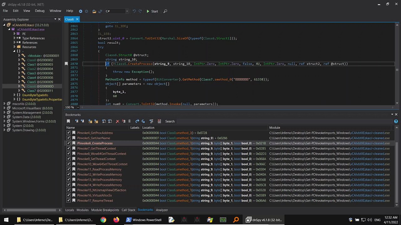 .NET Reversing Get-PDInvokeImports - Dealing with PInvoke, DInvoke and Dynamic PInvoke