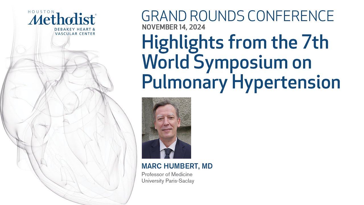 Highlights from the 7th World Symposium on Pulmonary Hypertension (Marc Humbert, MD)