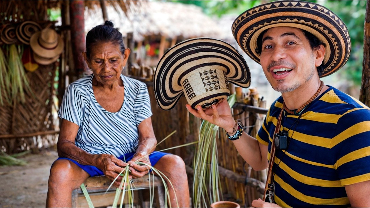 Conozcan como se hace el Sombrero Vueltiao - Fabricación del sombrero Vueltiao
