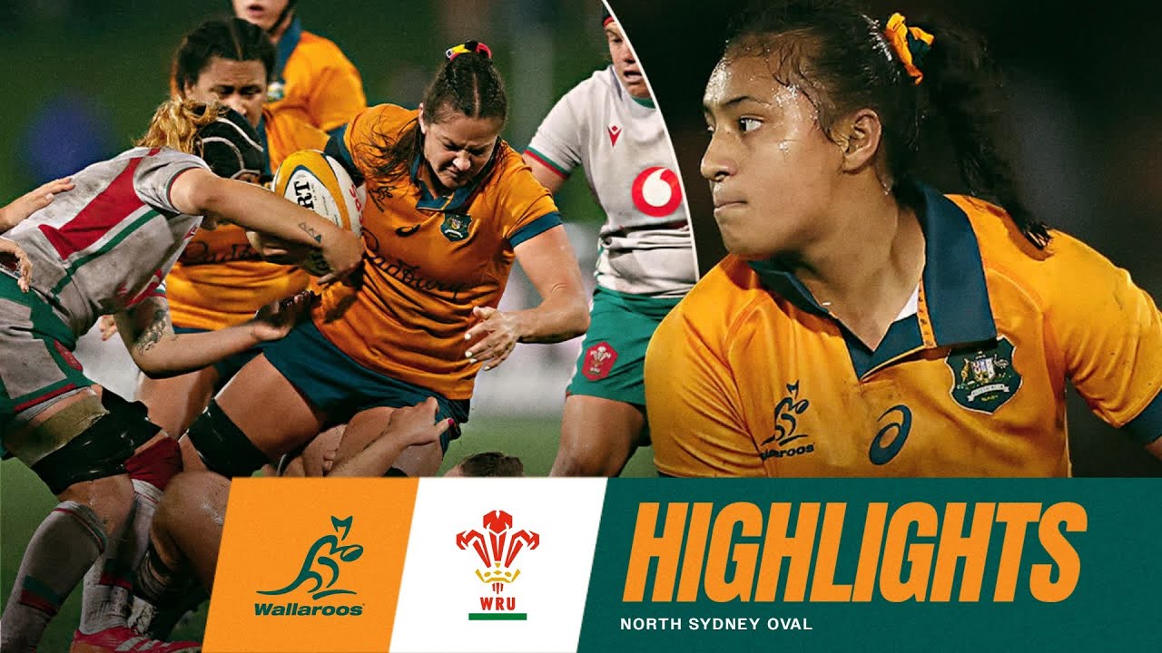 Wallaroos v Wales Highlights | Test Match