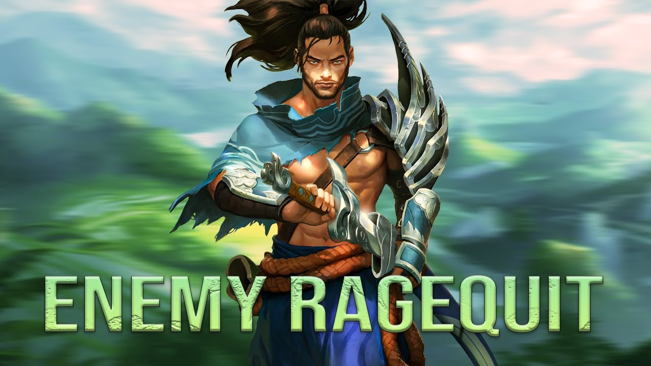 YASUO MAKES ENEMY TEAM RAGEQUIT - TheWanderingPro