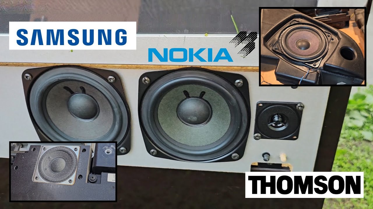 Speaker Finding #44: Thomson Projection TV Speakers, Nokia TV subwoofer, Samsung 2.2 set and more!