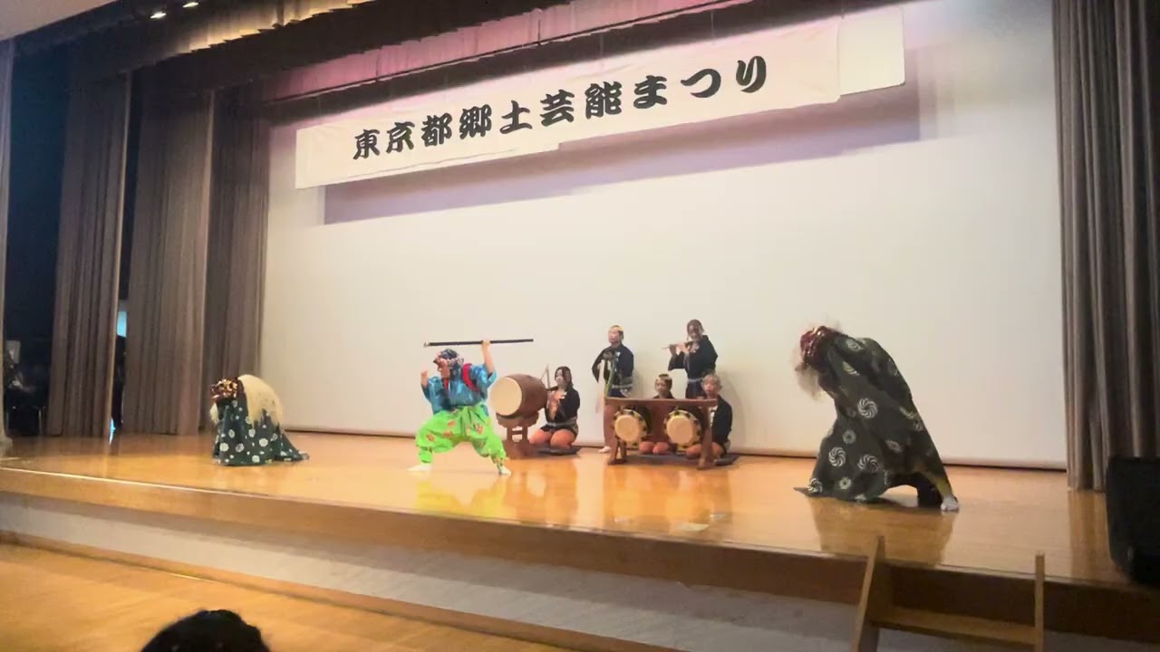第51回東京都郷土芸能まつり　拝島志茂町目黒囃子保存会