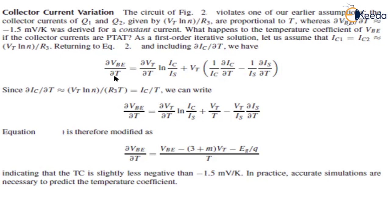 Issues collector current variation - Analog Building Block - Analog & Mixed VLSI Design