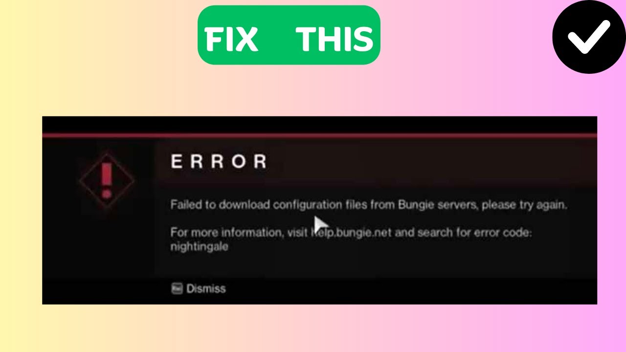 How to Fix Destiny 2 failed to download configuration files