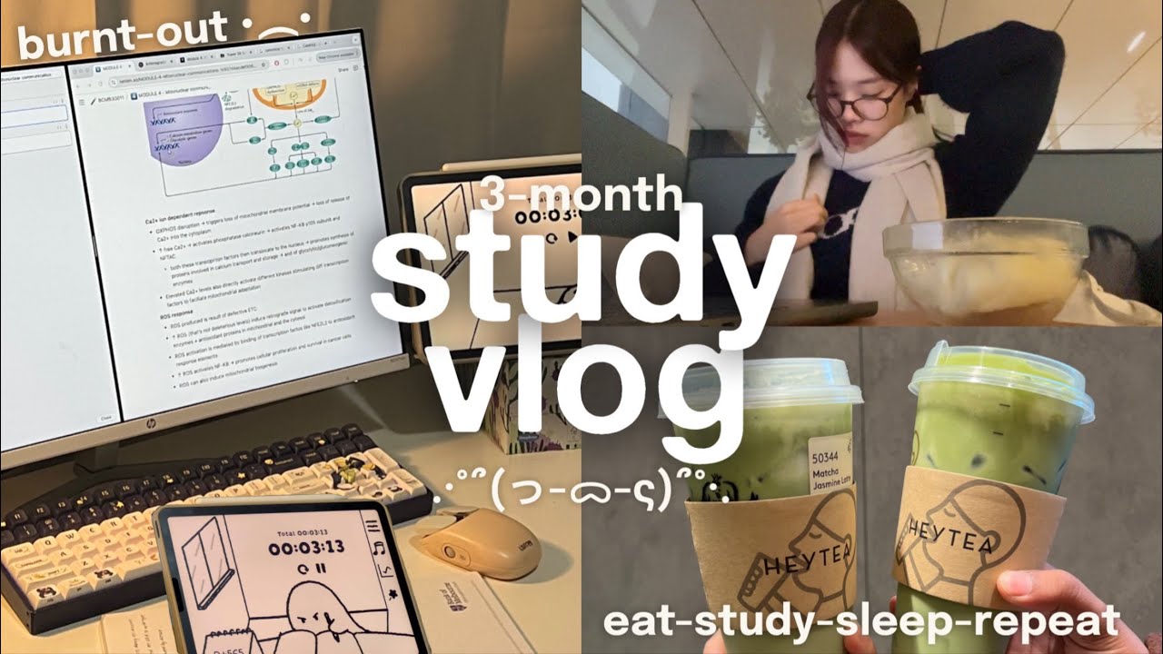 STUDY VLOG 🥹 3 months of eat-study-sleep-repeat, 4 consecutive midterms, volunteering, day6 concert!