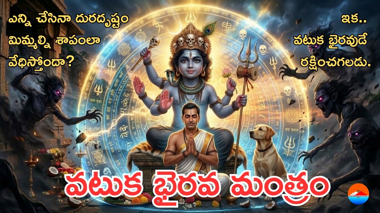 VATUKA BHAIRAVA MATRAM | Removes Fear, Danger & Negative Energies