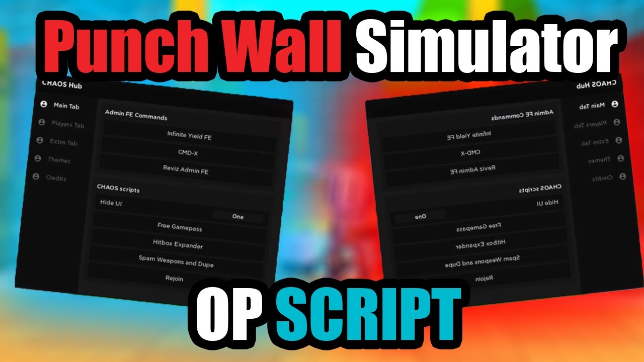 Punch Wall Simulator Script GUI | AUTO FARM | AUTO HATCH | PASTEBIN 2023