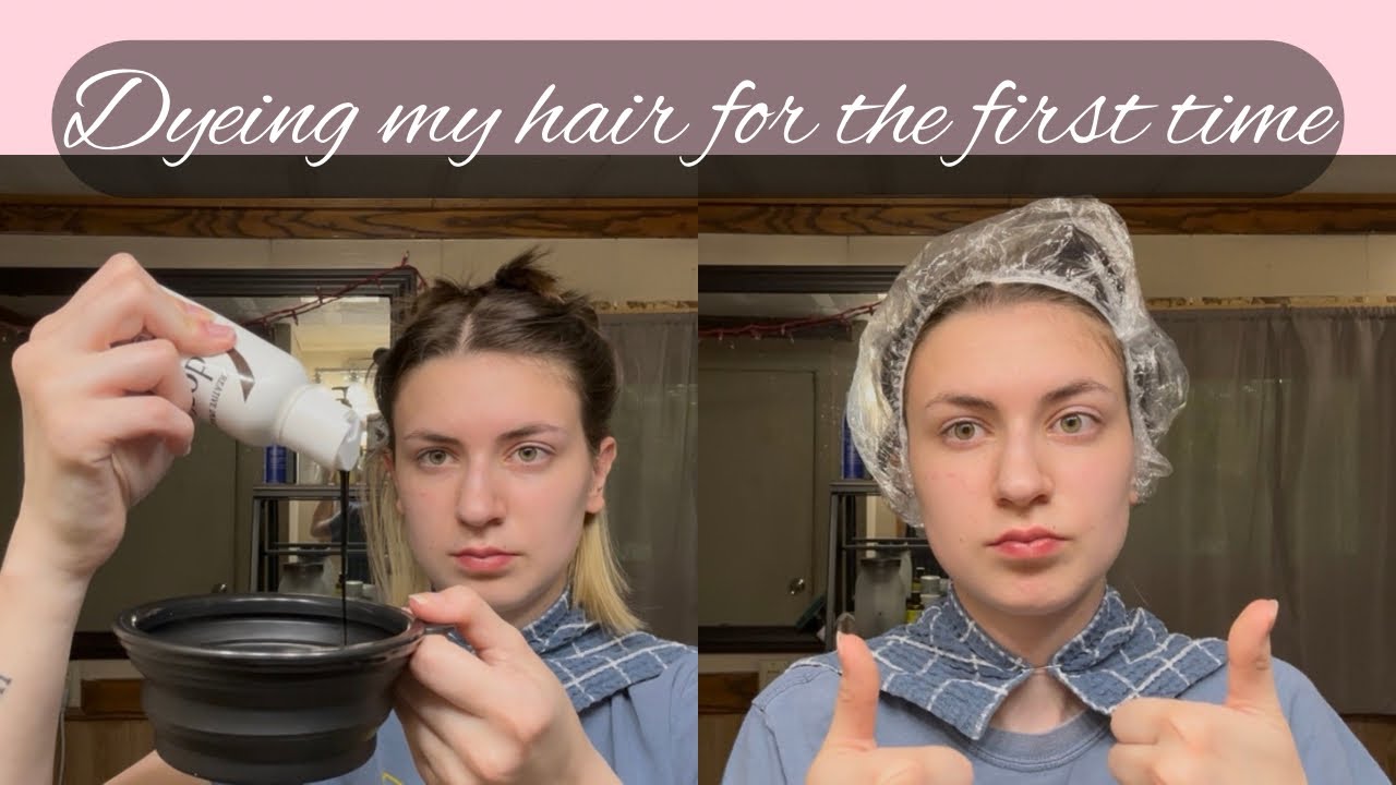 Dyeing my hair for the first time