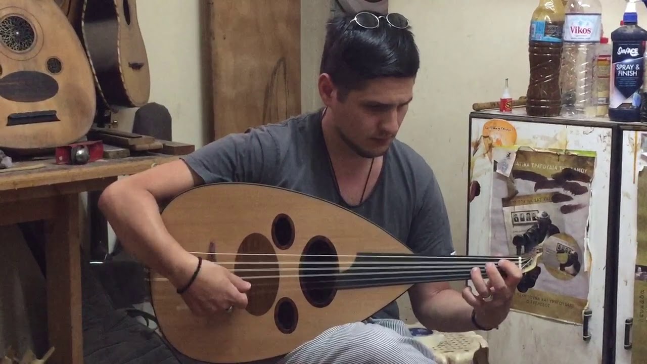 Child/Lady iraqi oud 54cm scale fa-Fa played by ILIAS made by Dimitris Rapakousios