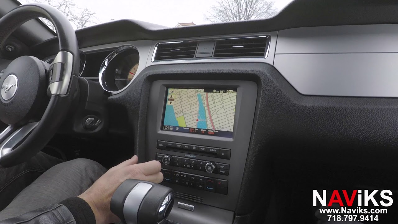 2010 Ford Mustang GT SYNC NAViKS Video In Motion Bypass Navigation & DVD in Motion