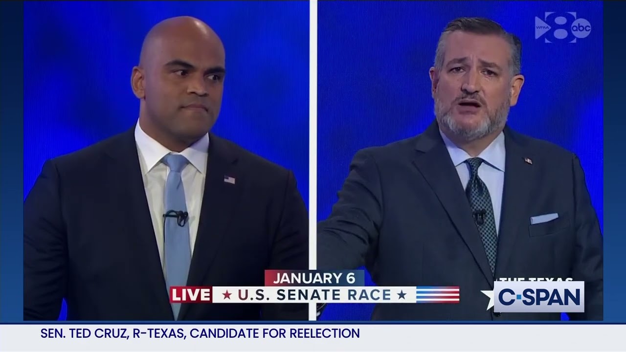 Complete exchange from Texas Senate Debate on January 6th.