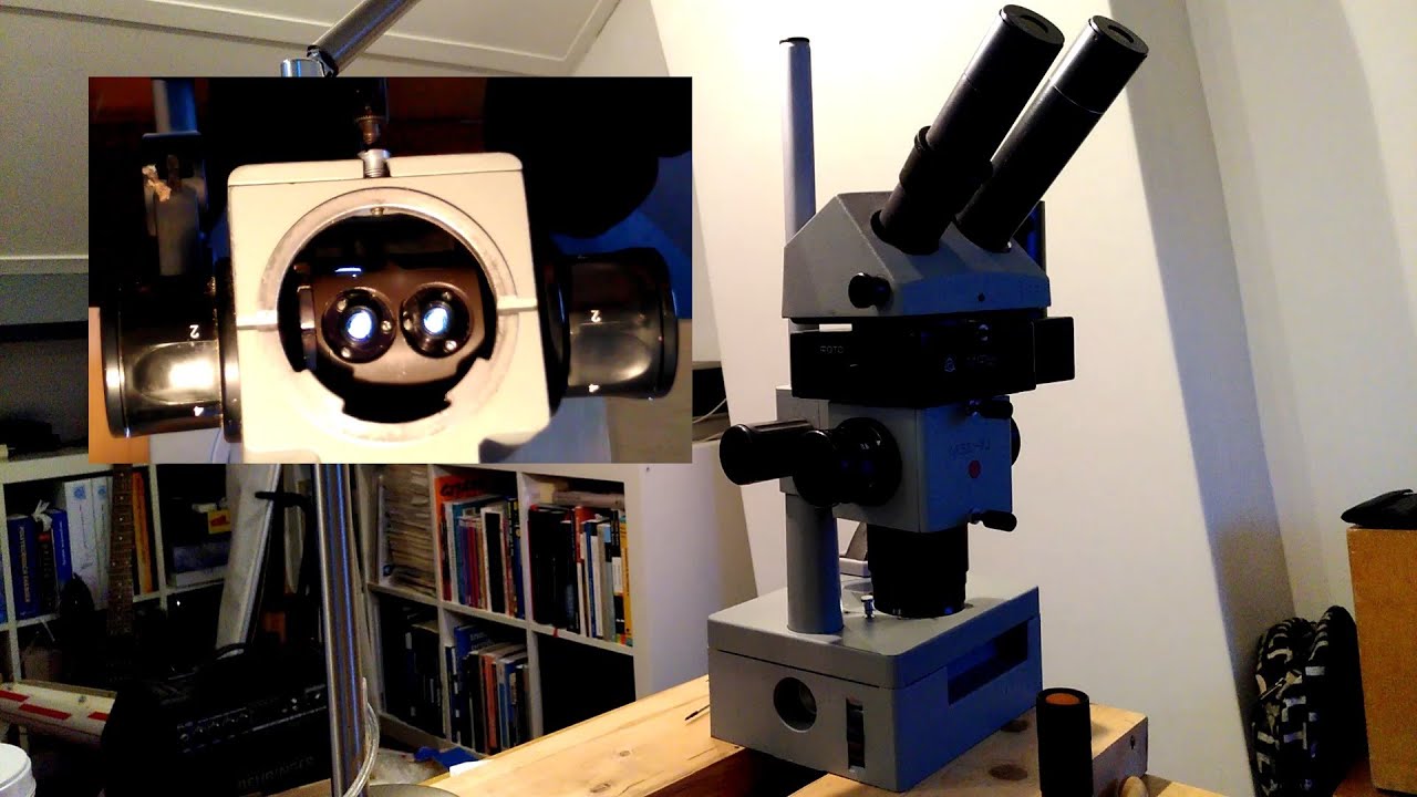 Collimating / Aligning a LOMO-MBS 10 stereo microscope