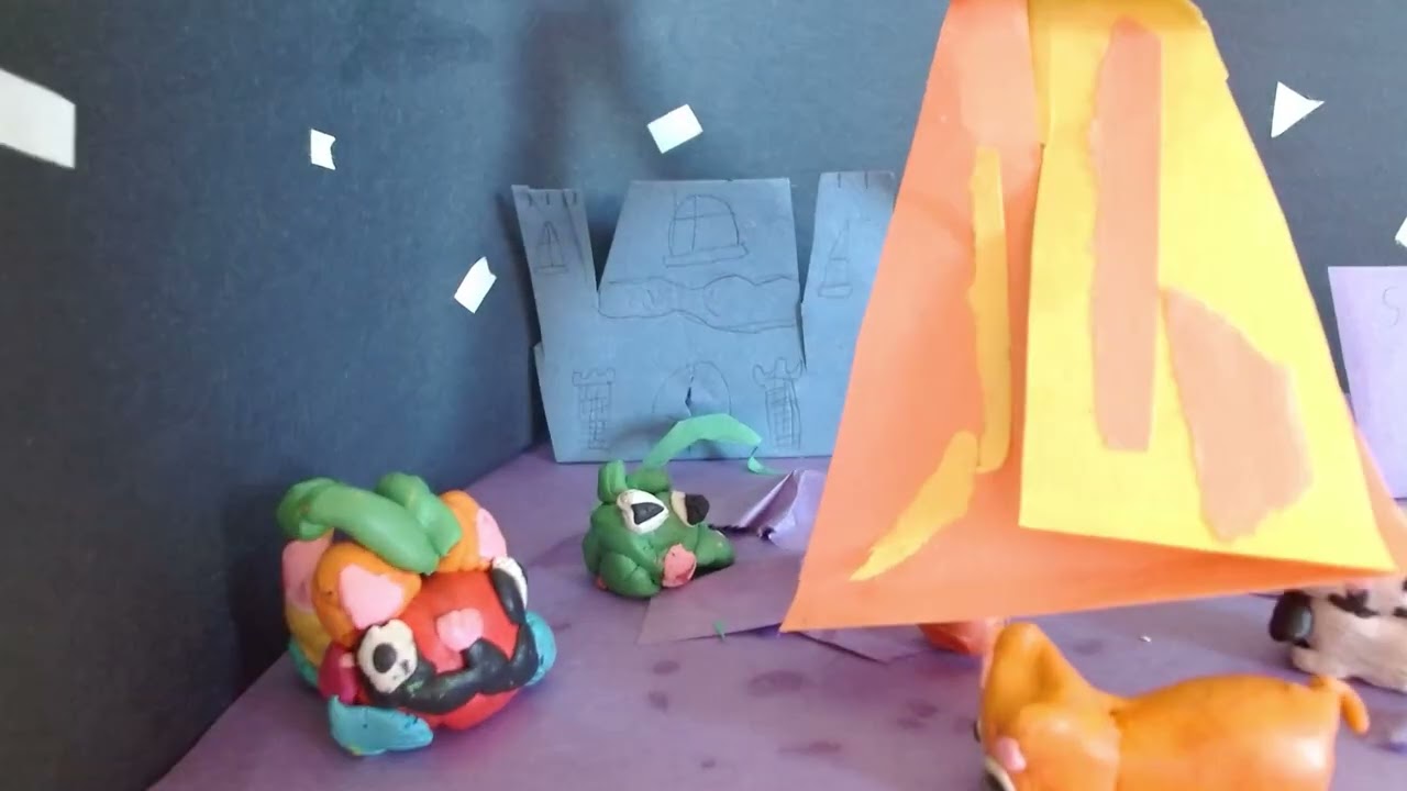 Alien Saviours by Lily, Greer and Molly at Byte Camp - Claymation - Summer 2025!
